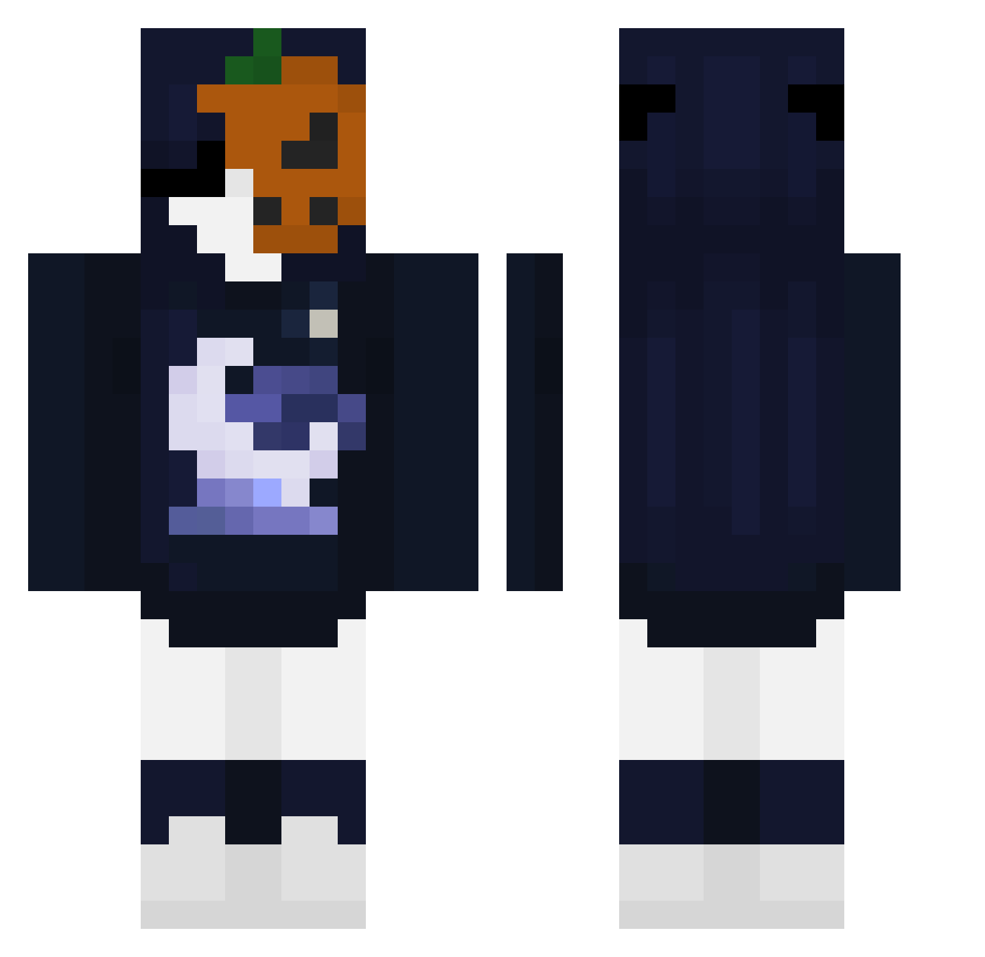 pablo12331 Minecraft skin, front and back view