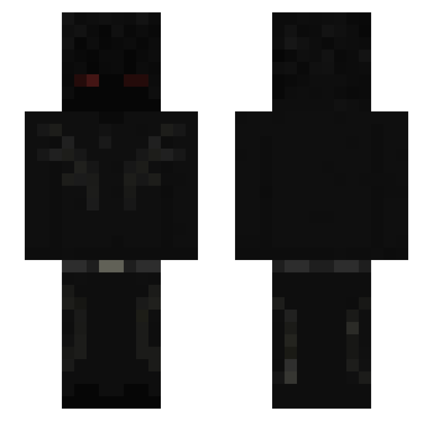 Nic0_225 Minecraft skin, front and back view