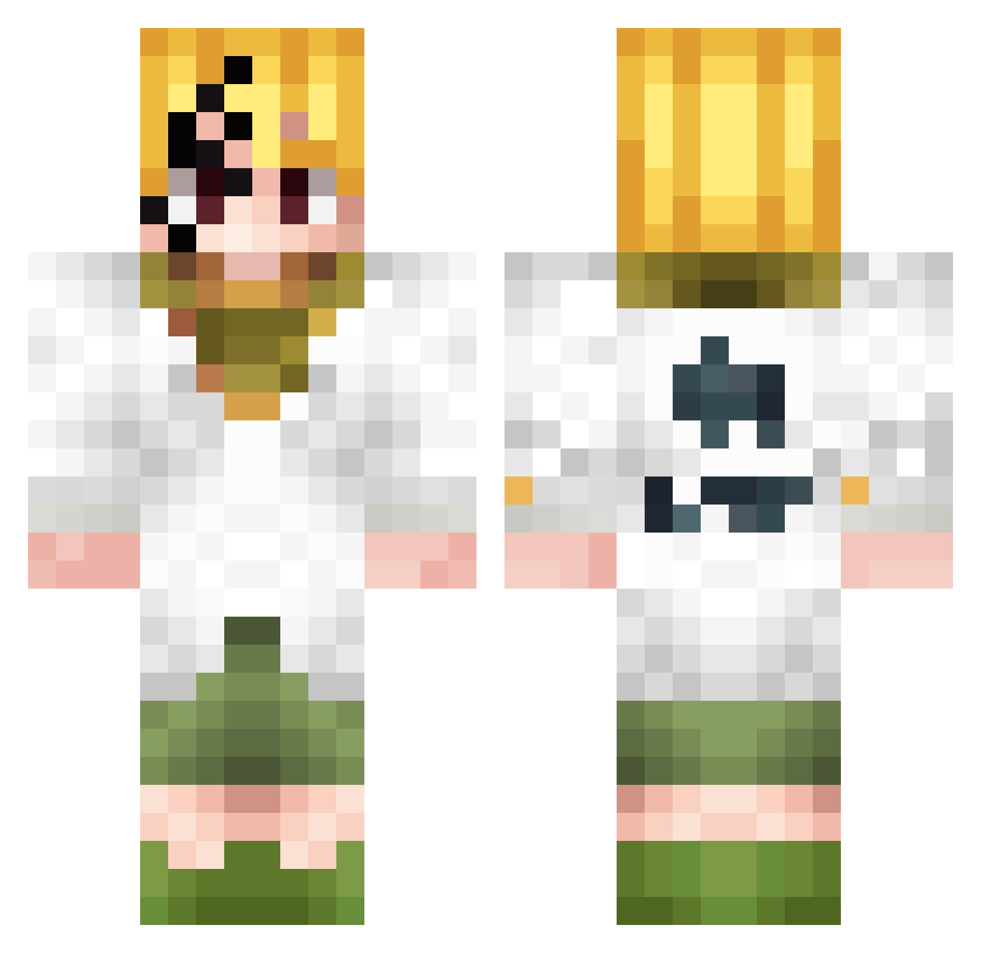 FallnSpirit_ Minecraft skin, front and back view