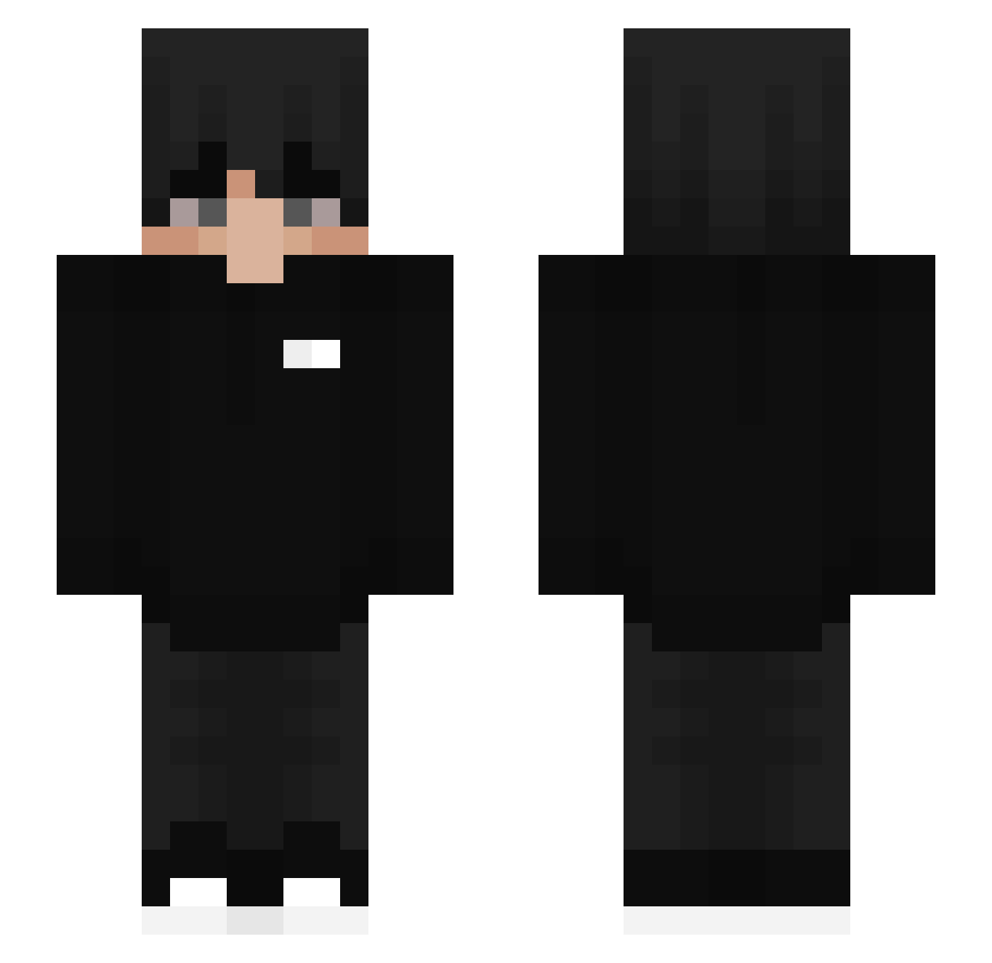coinflip_guy Minecraft skin, front and back view