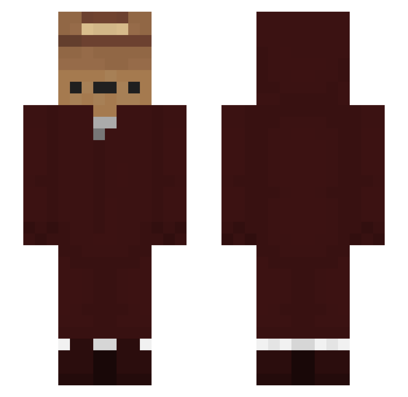 thedoc14 Minecraft skin, front and back view