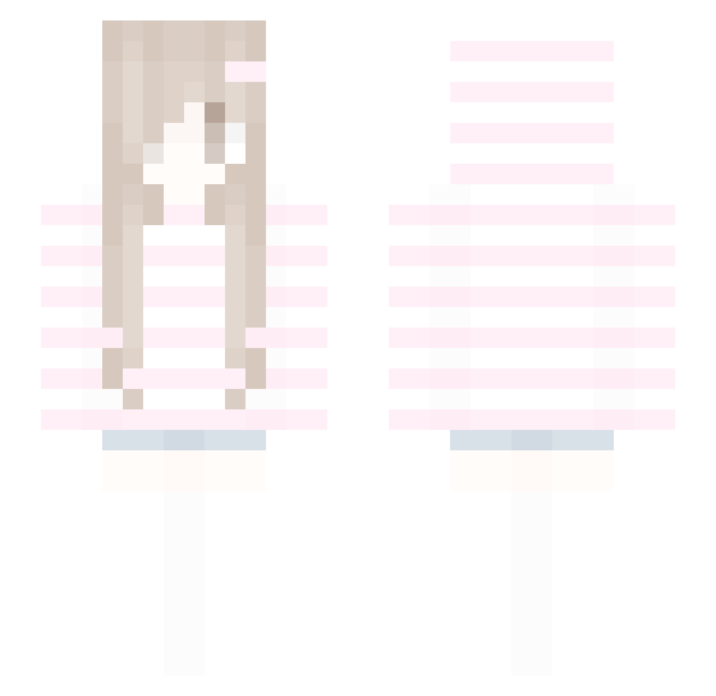 i11010101e Minecraft skin, front and back view