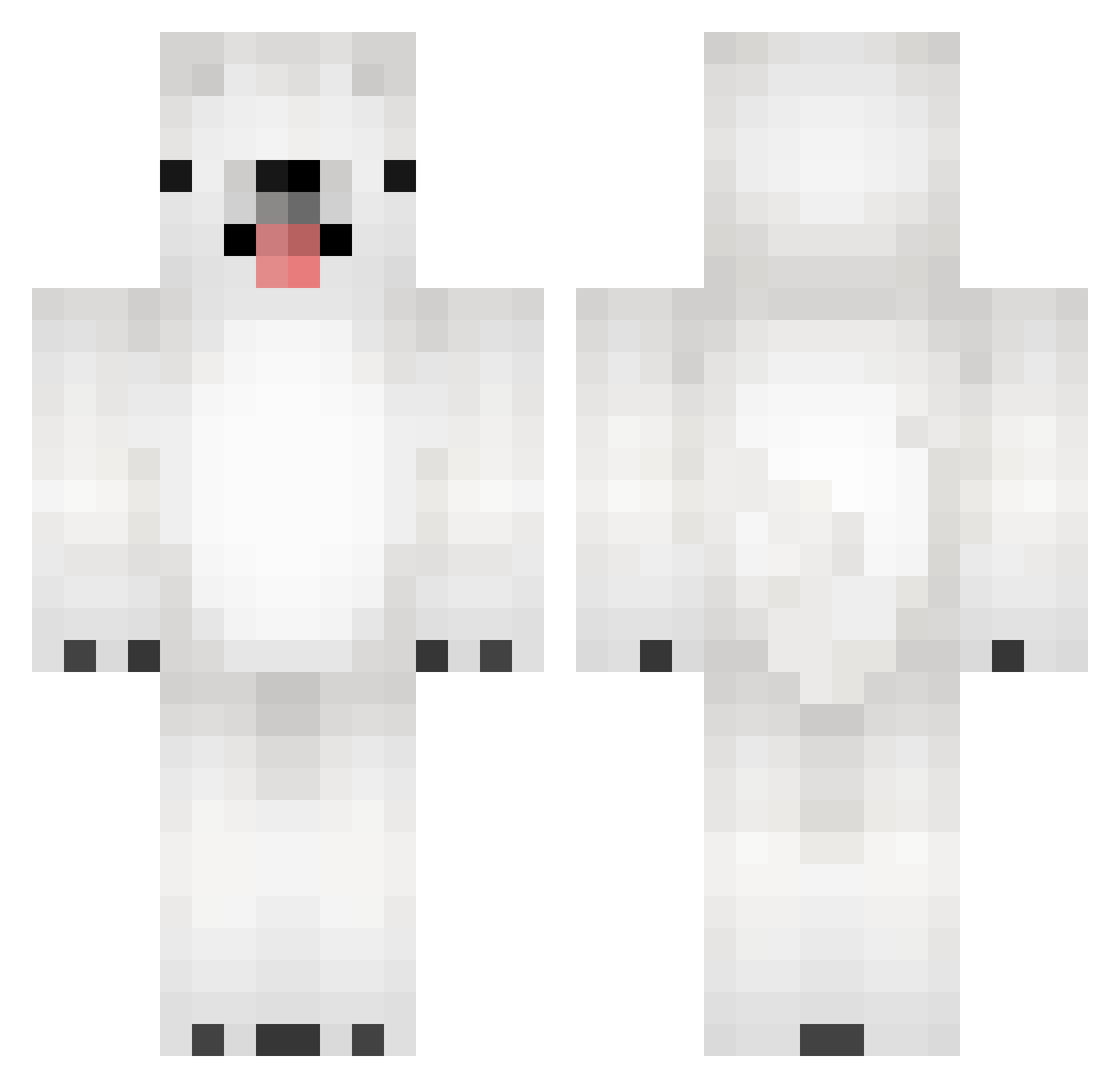rlagPals Minecraft skin, front and back view