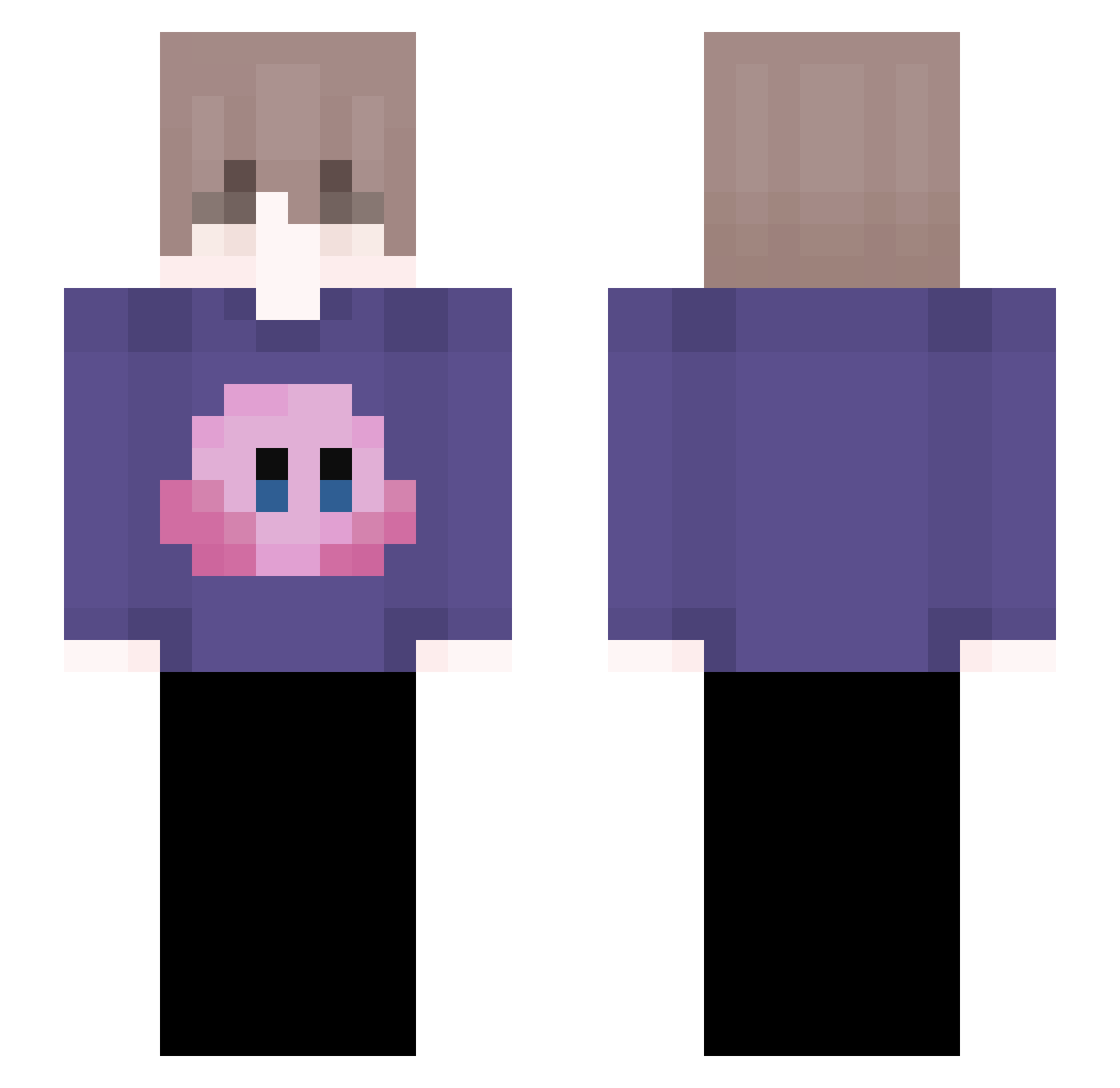 RB512_Duster593 Minecraft skin, front and back view