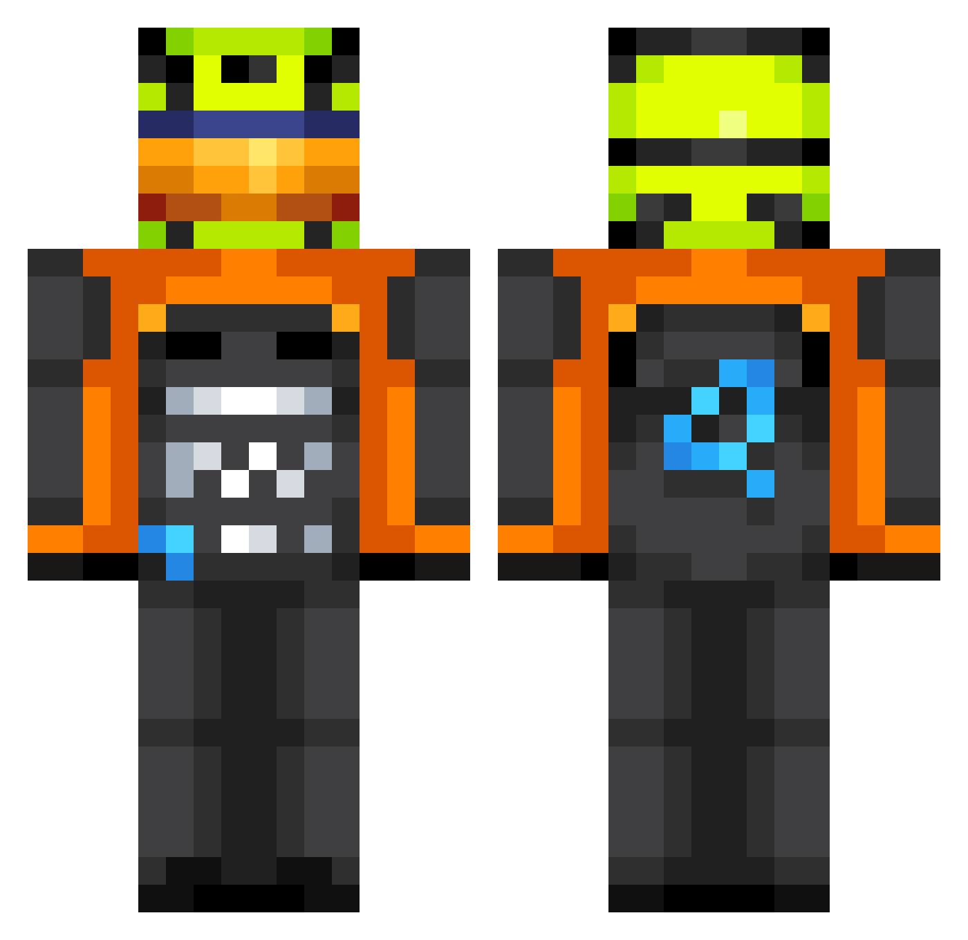 LTea_04 Minecraft skin, front and back view