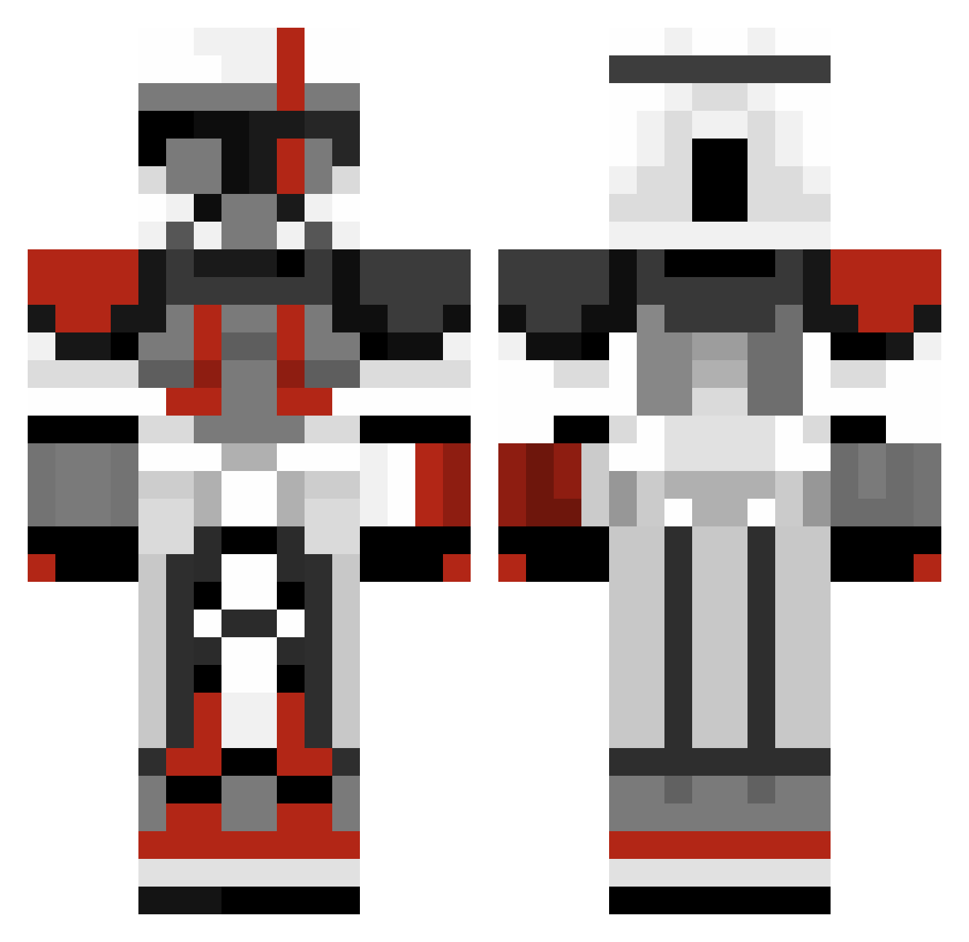 Ethan_treloar Minecraft skin, front and back view