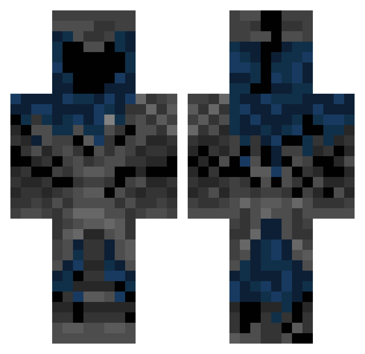 ziipix_ Minecraft skin, front and back view