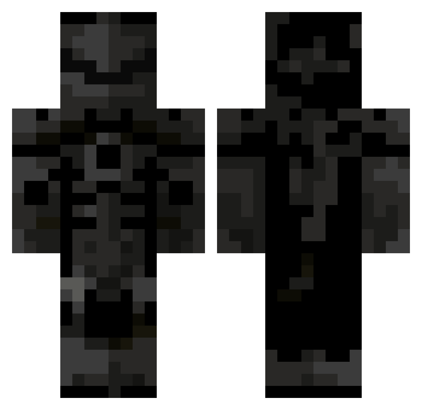 Mingyu0405 Minecraft skin, front and back view