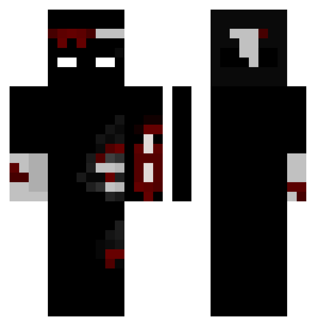 Christosmar3 Minecraft skin, front and back view