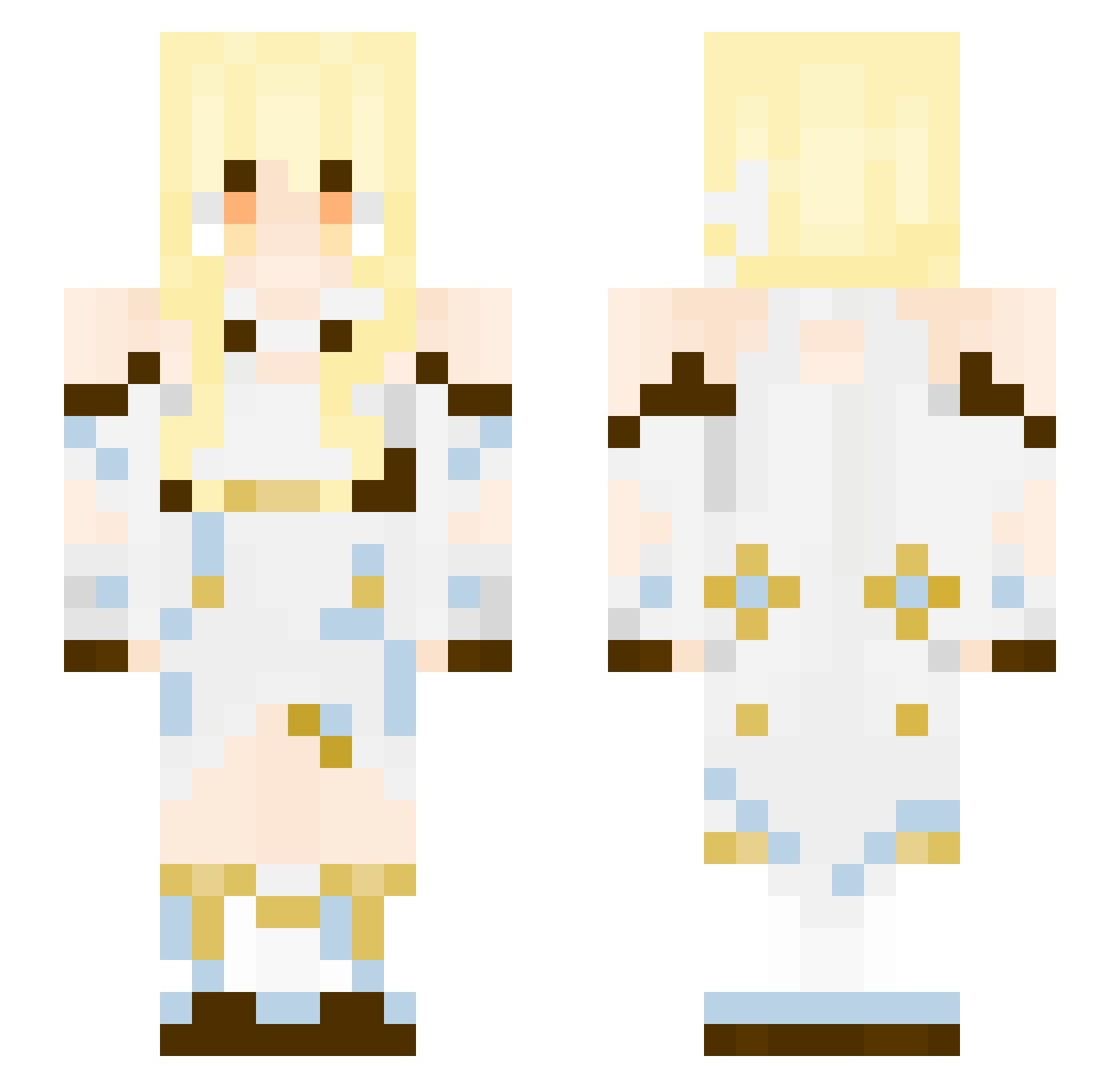 NMFarmersOnly Minecraft skin, front and back view