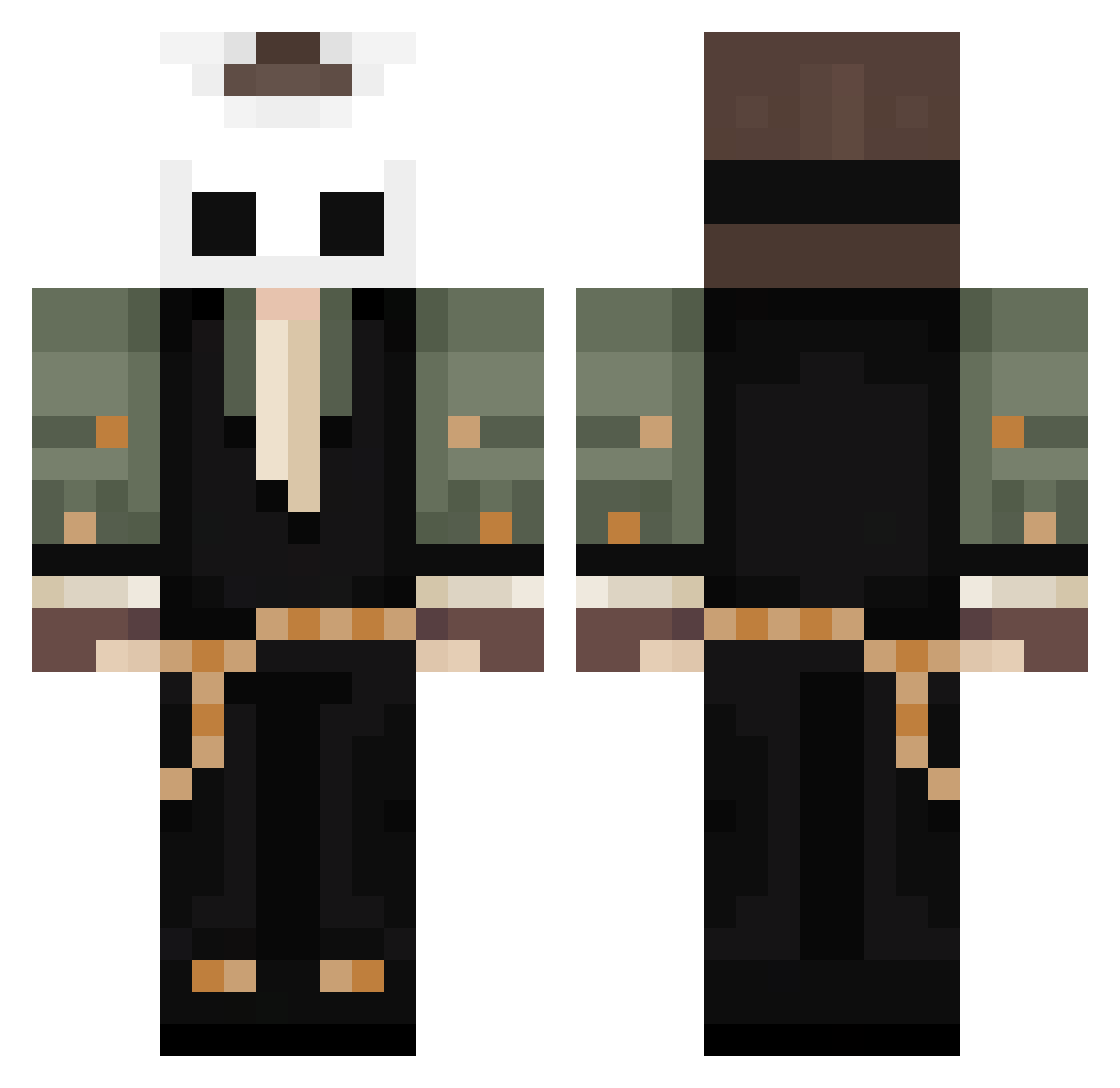 RasgadonesBr Minecraft skin, front and back view
