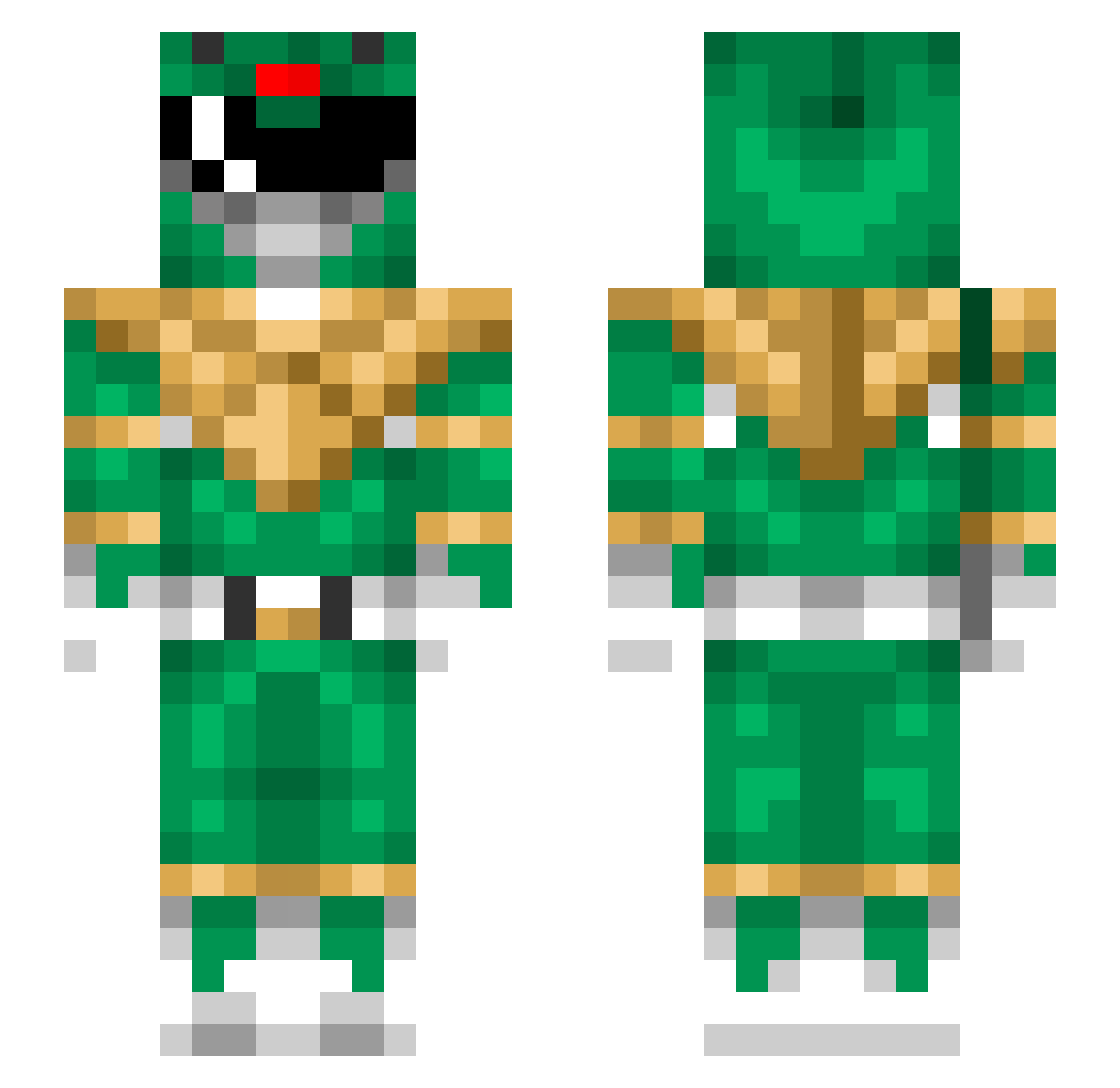 wheatyz11 Minecraft skin, front and back view