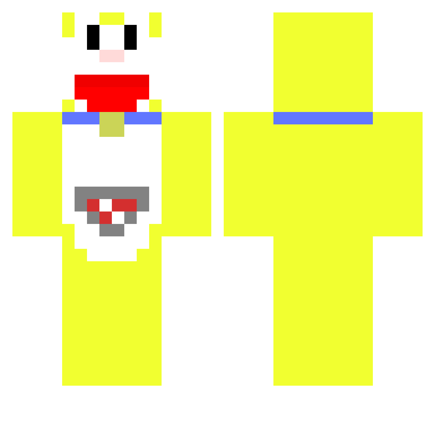 BKN_TranVietKhoa Minecraft skin, front and back view