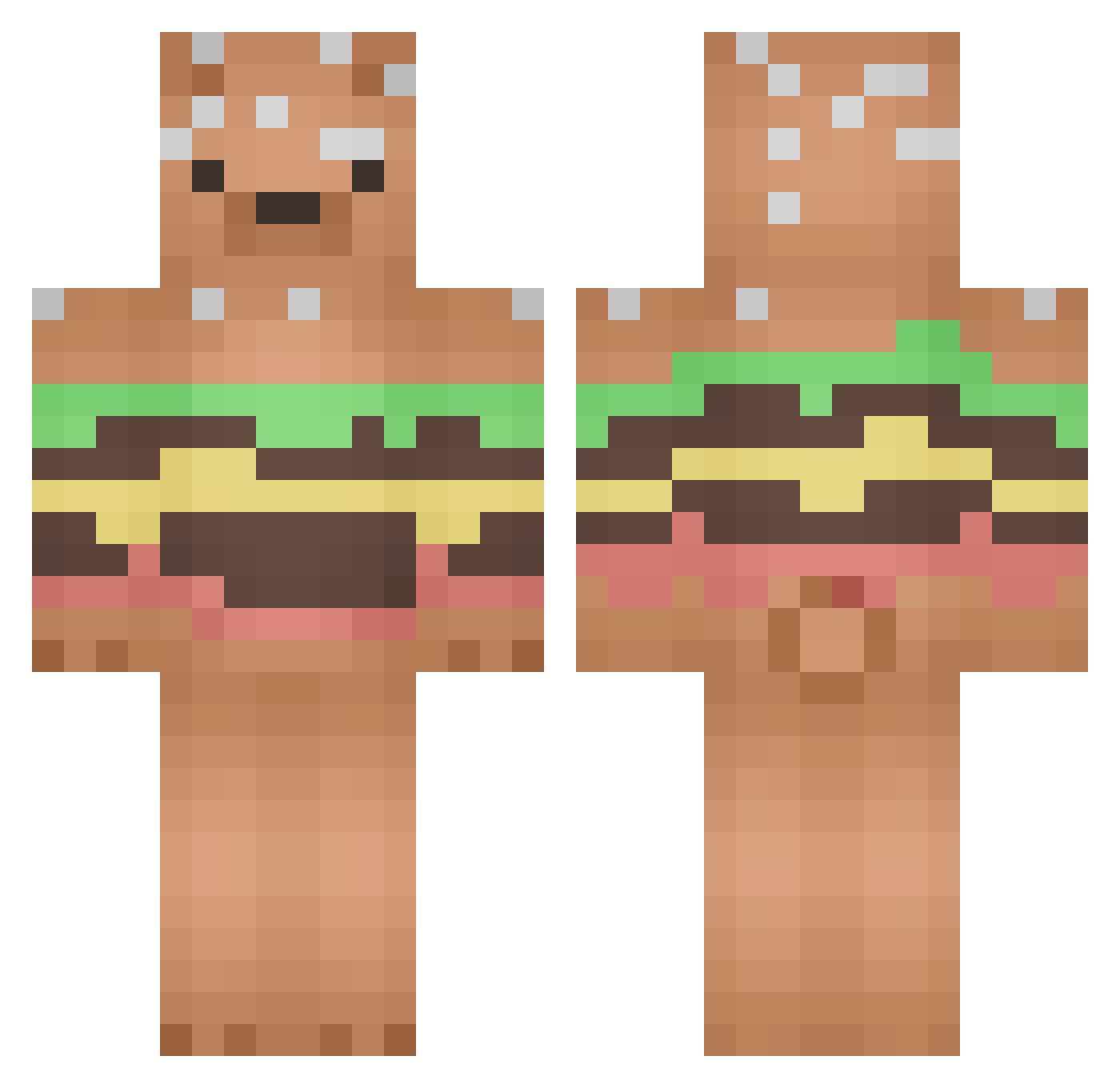 life_is_good69 Minecraft skin, front and back view