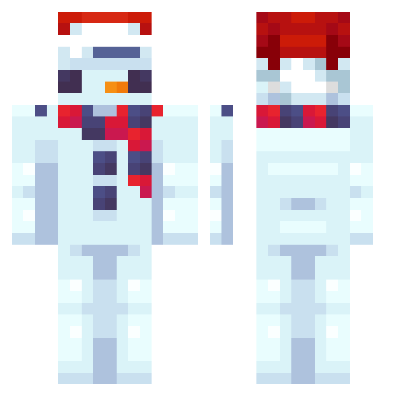 sosik11 Minecraft skin, front and back view