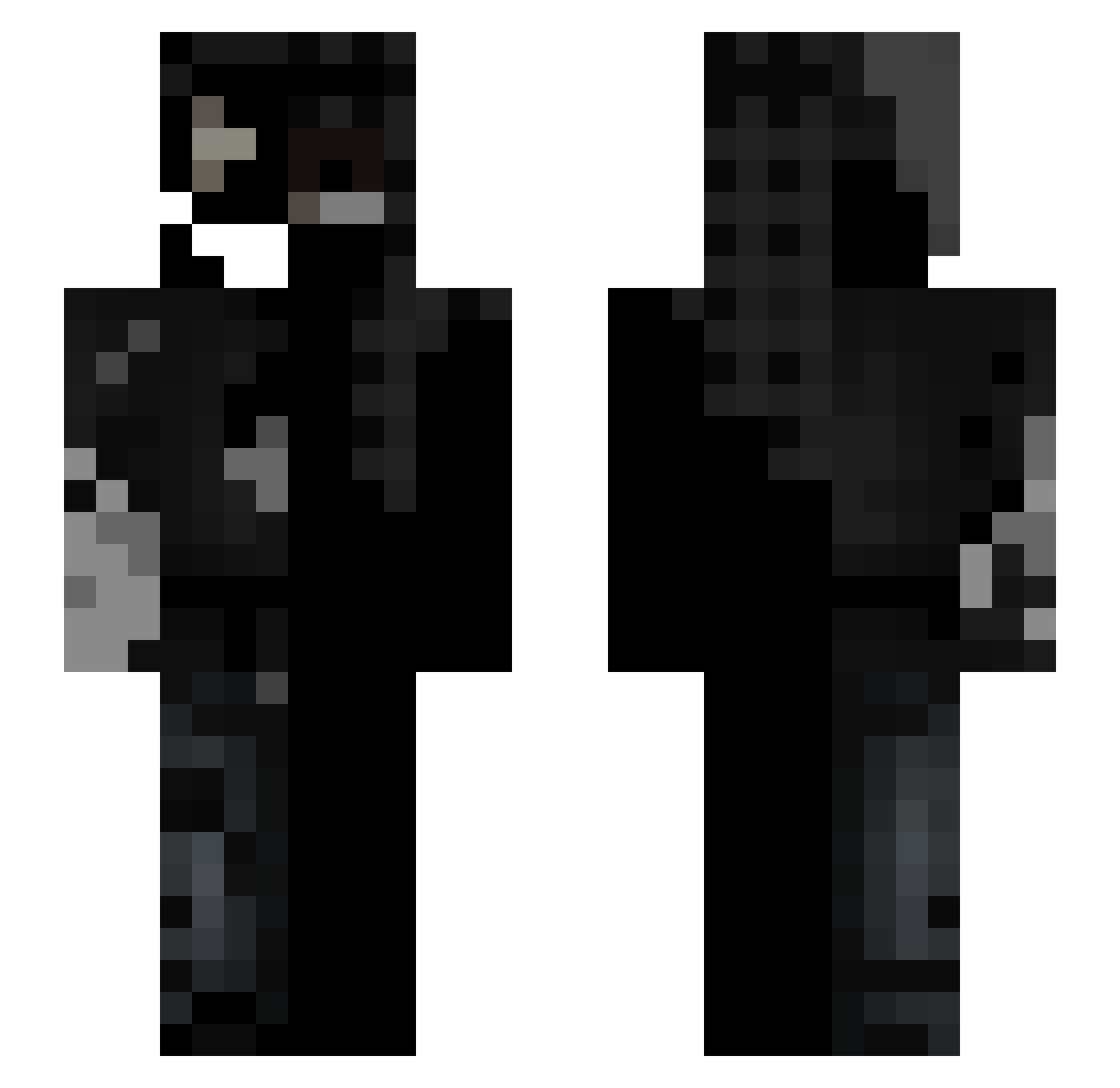igbro_ Minecraft skin, front and back view