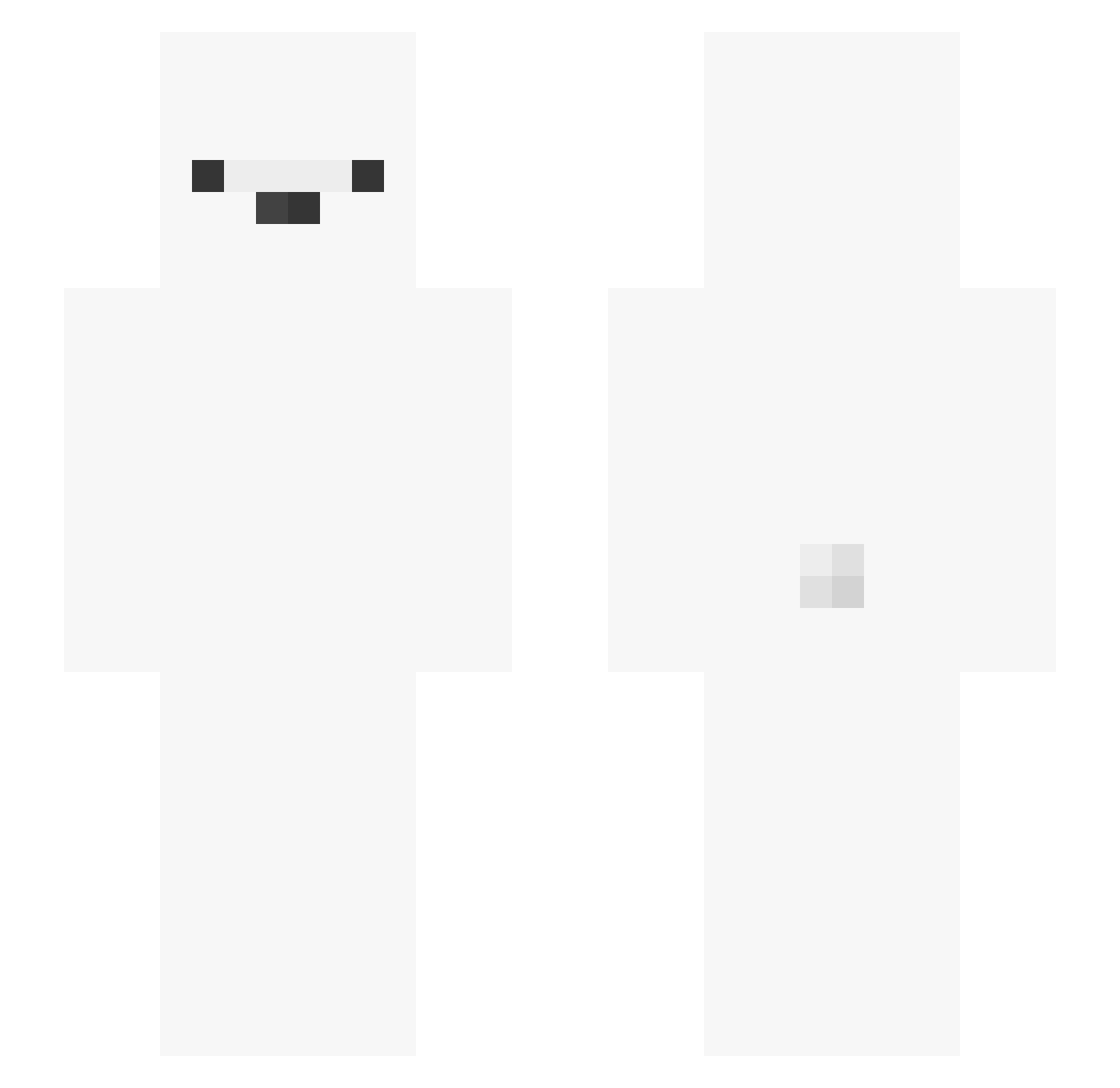 AUGG4597 Minecraft skin, front and back view