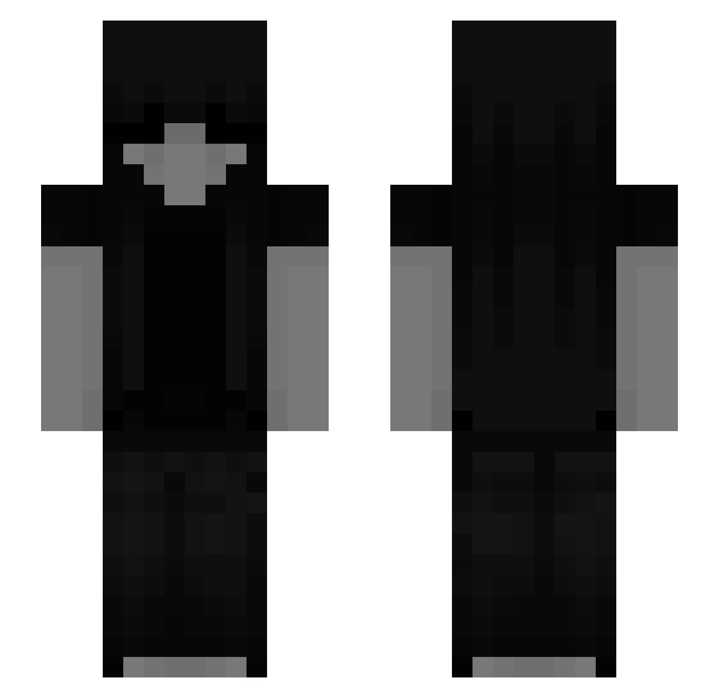 shadowontwitch Minecraft skin, front and back view