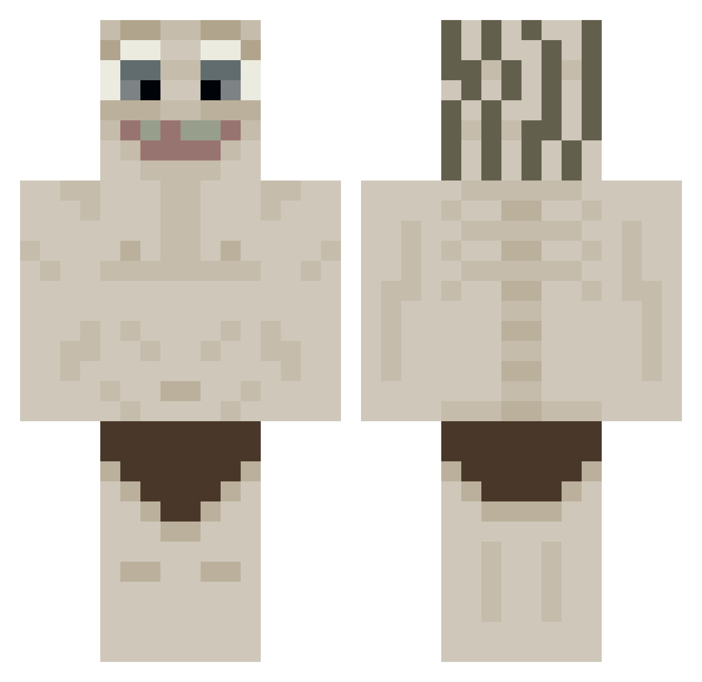 Noah_1110 Minecraft skin, front and back view