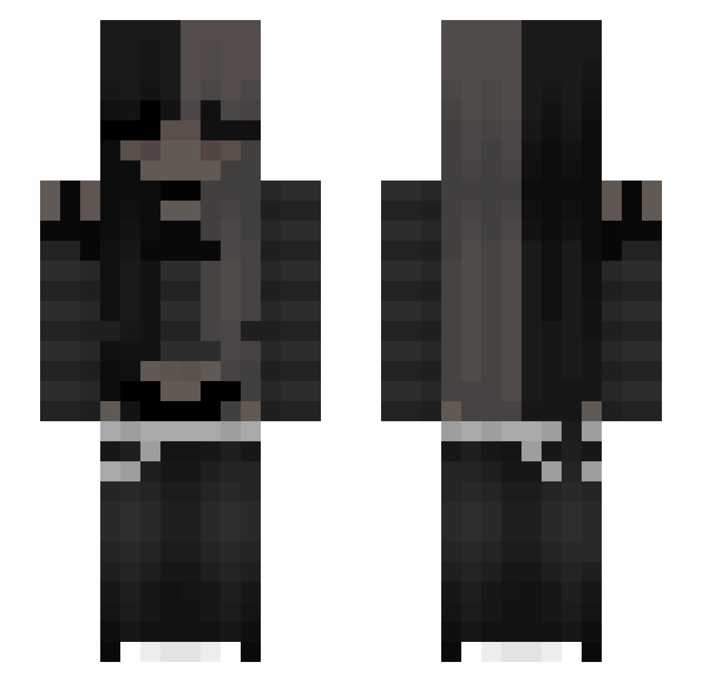 petrosvl01 Minecraft skin, front and back view