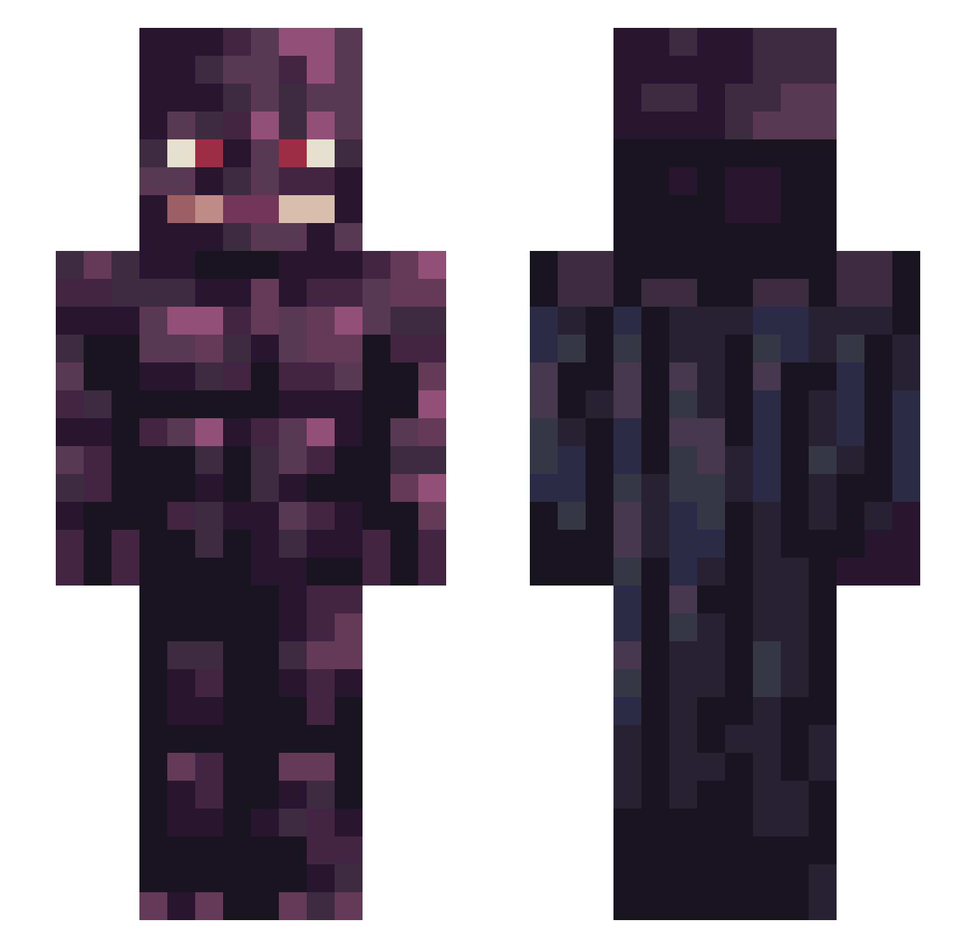 _King_Owen_ Minecraft skin, front and back view