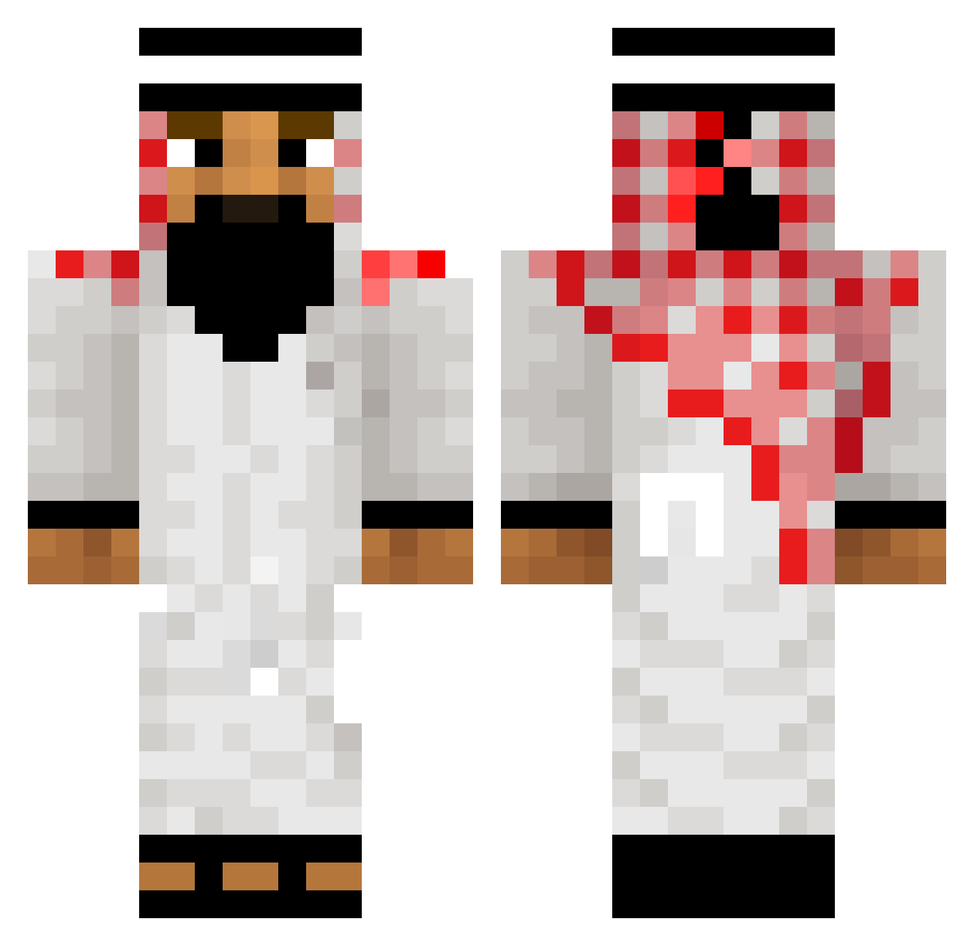 SiggiDerEchte Minecraft skin, front and back view