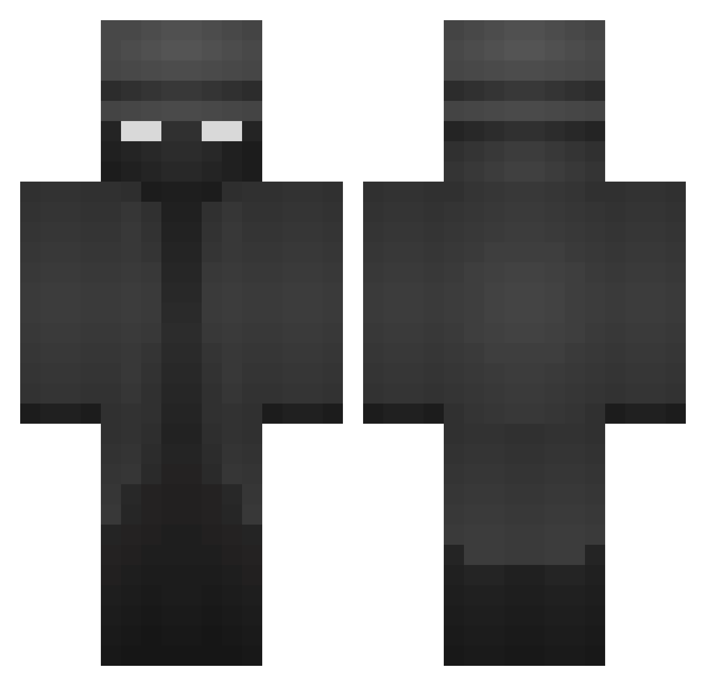DK_Duke Minecraft skin, front and back view
