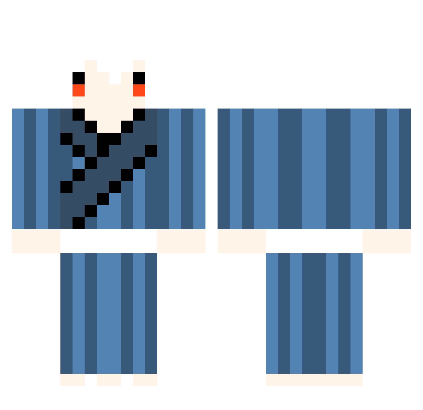 October_IL - gin ichimaru Minecraft skin