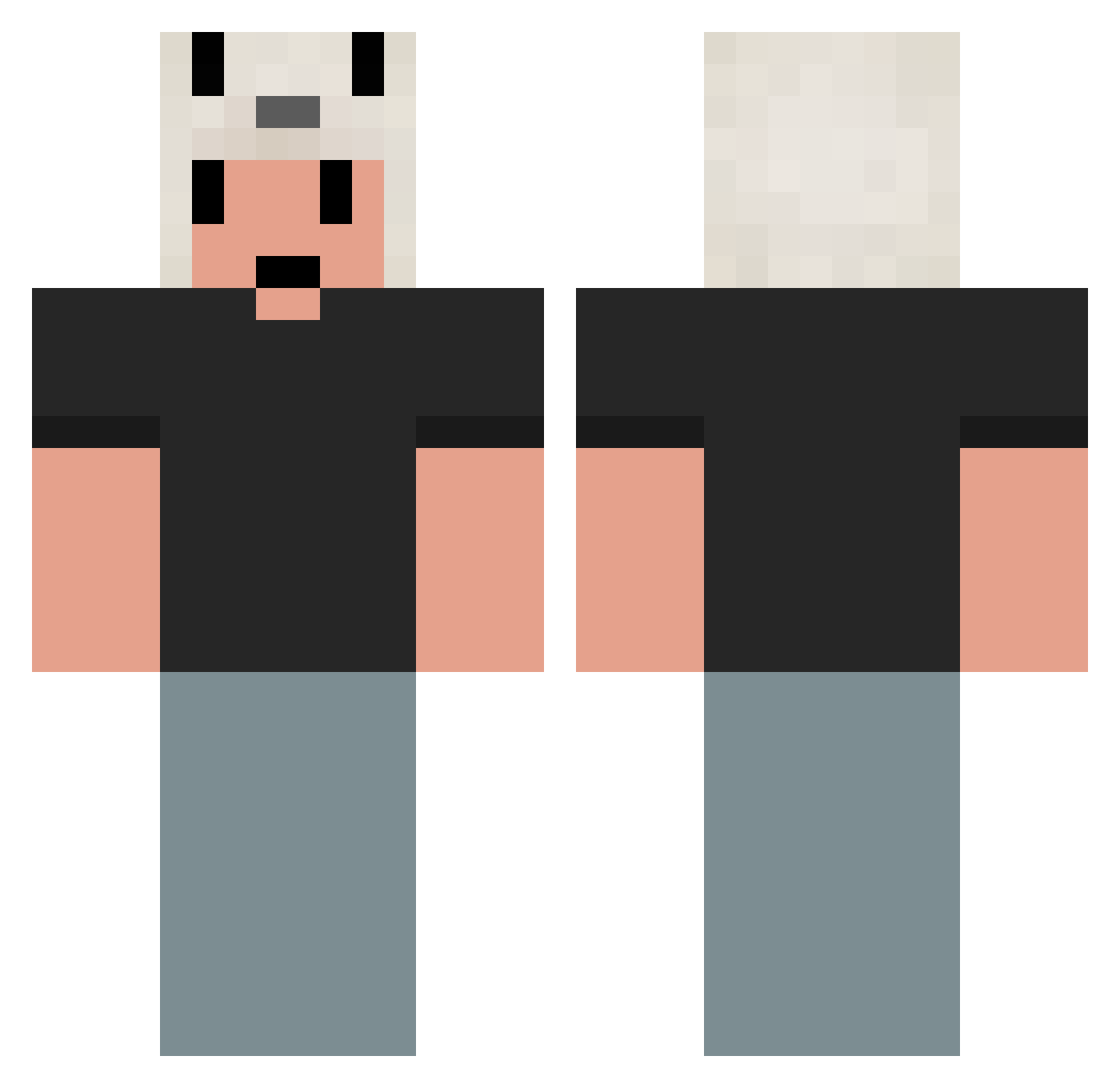 ya_manyak Minecraft skin, front and back view