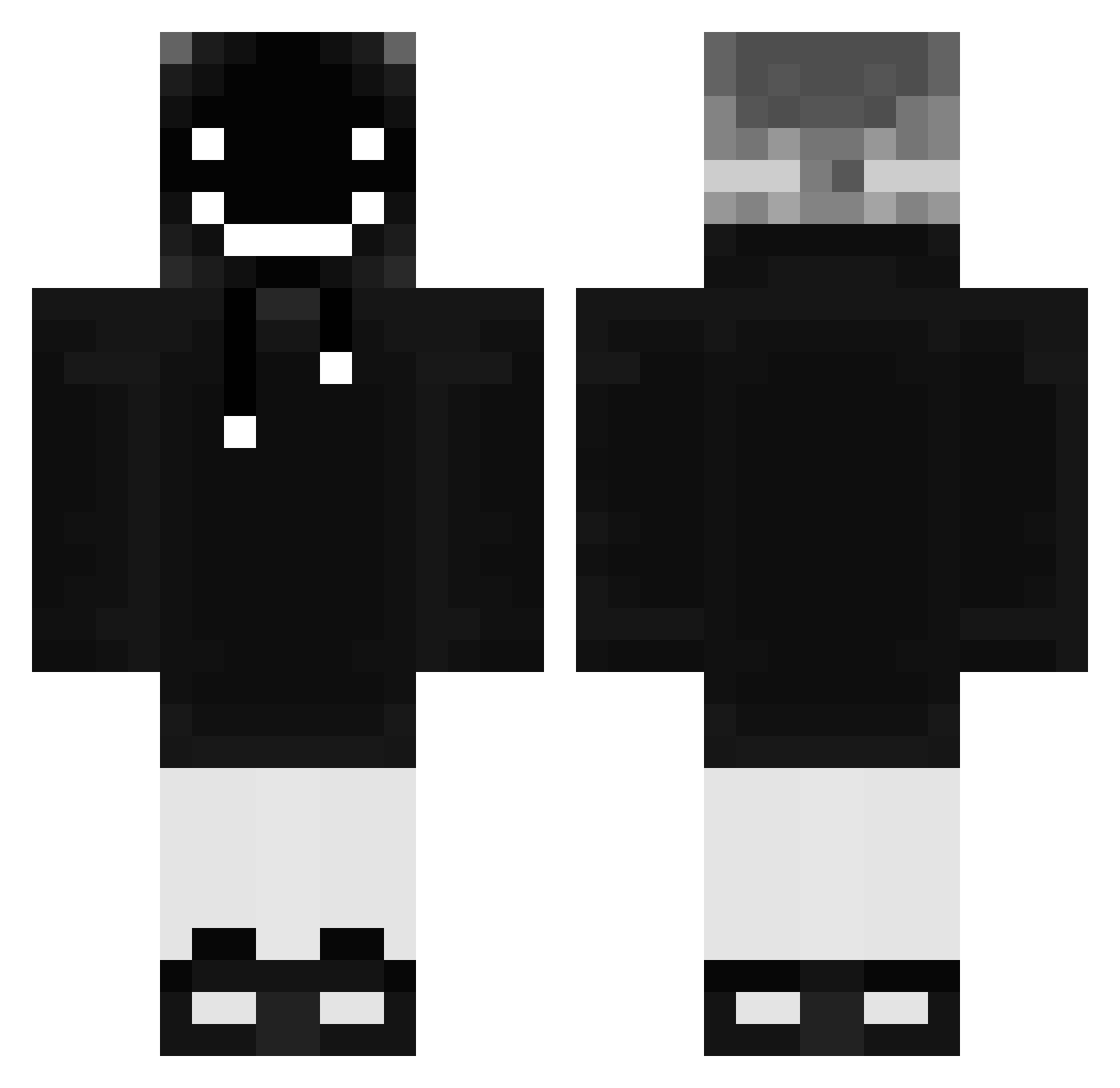 briacdu22 Minecraft skin, front and back view