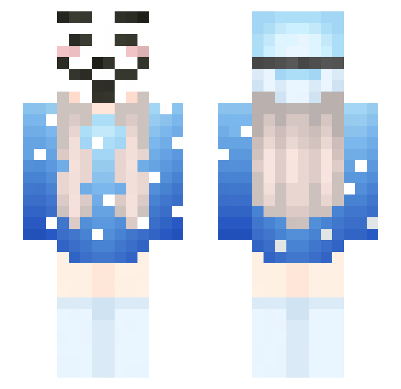 chromebookyoman - guy fawkes mask Minecraft skin