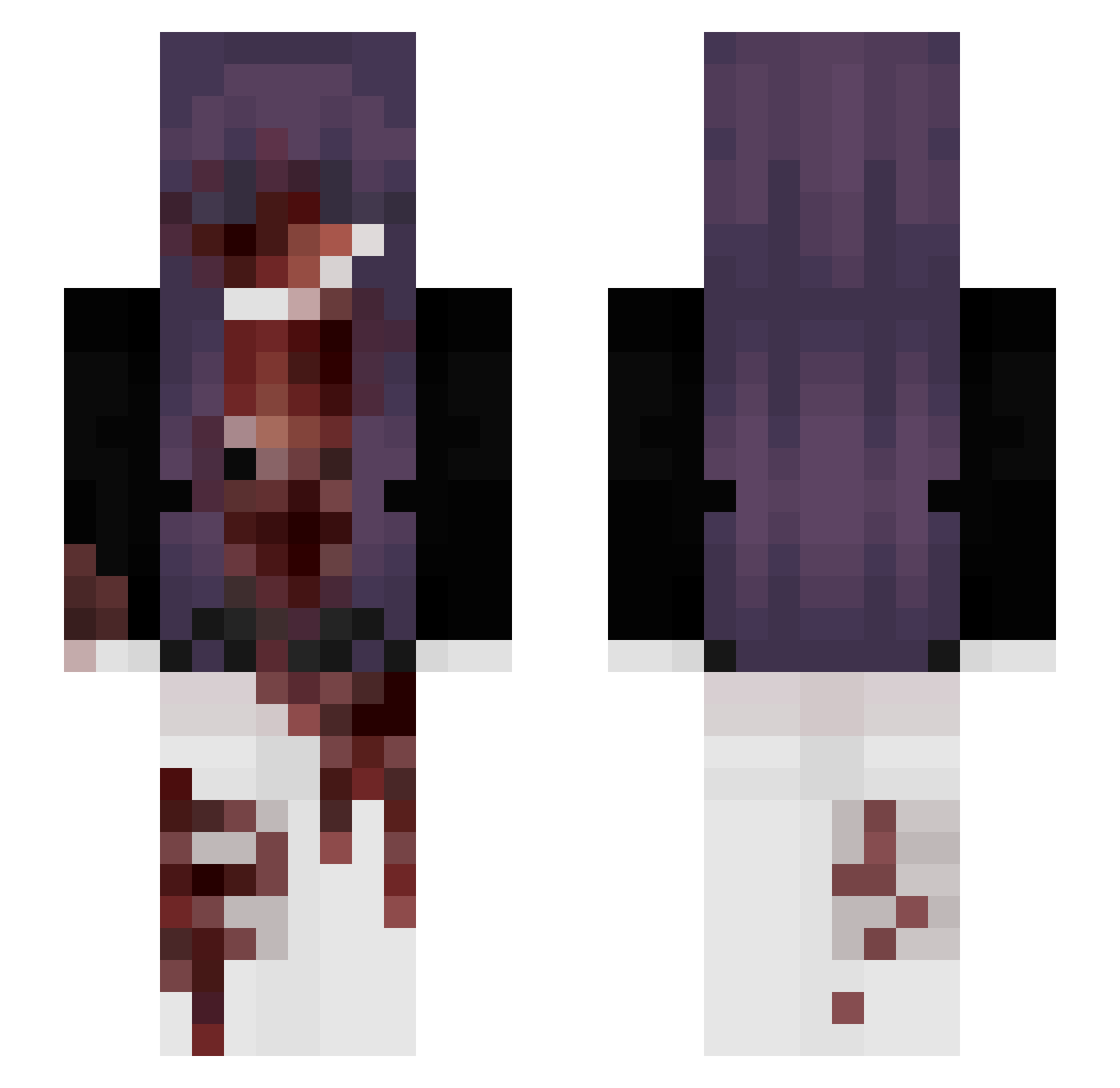 Lord_Erri Minecraft skin, front and back view