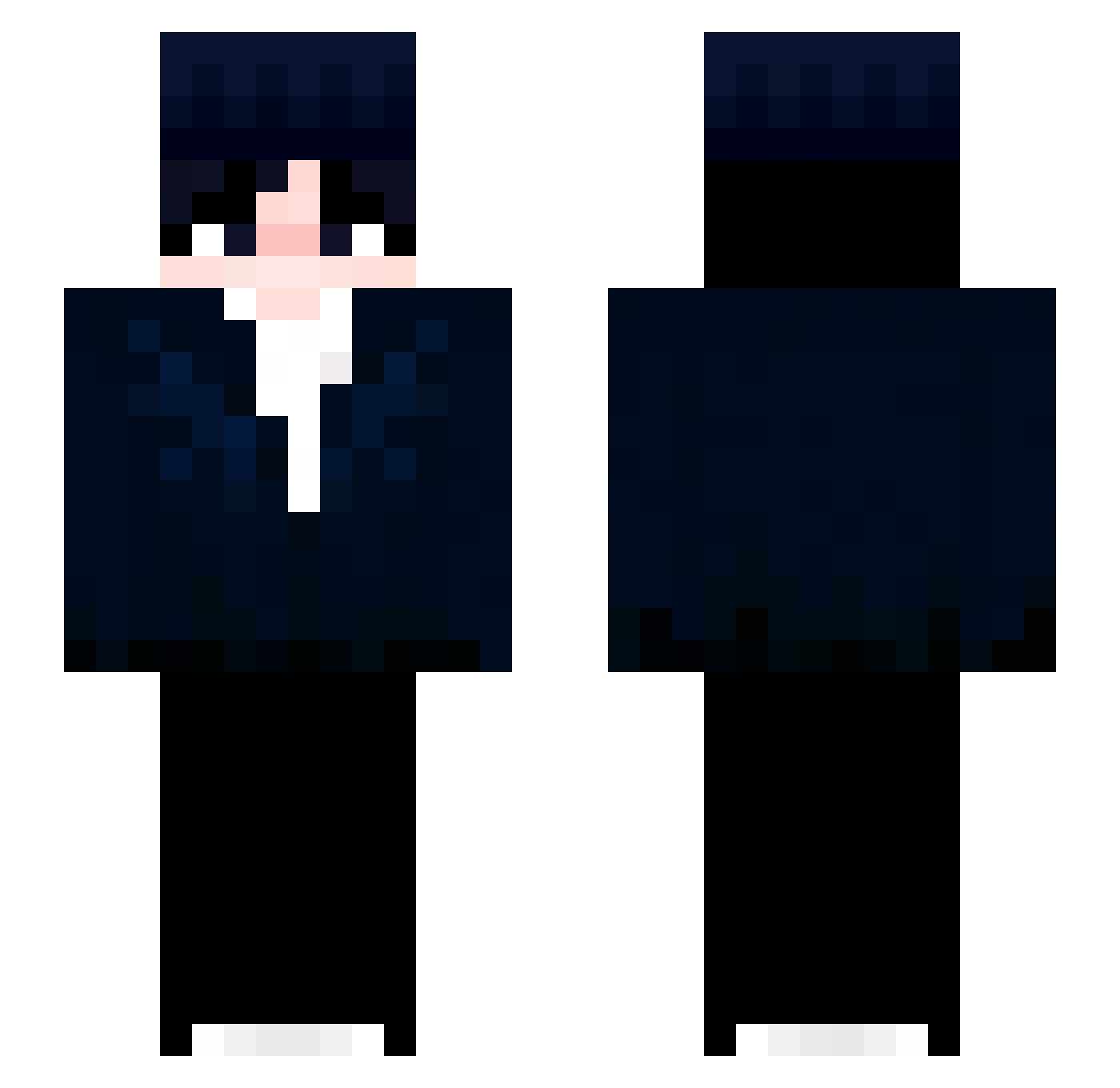 Tipaaaaw Minecraft skin, front and back view