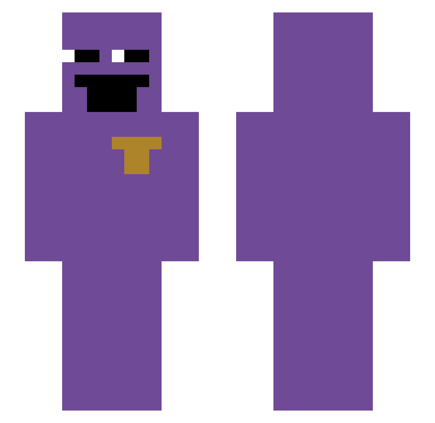 xNetix_CI Minecraft skin, front and back view