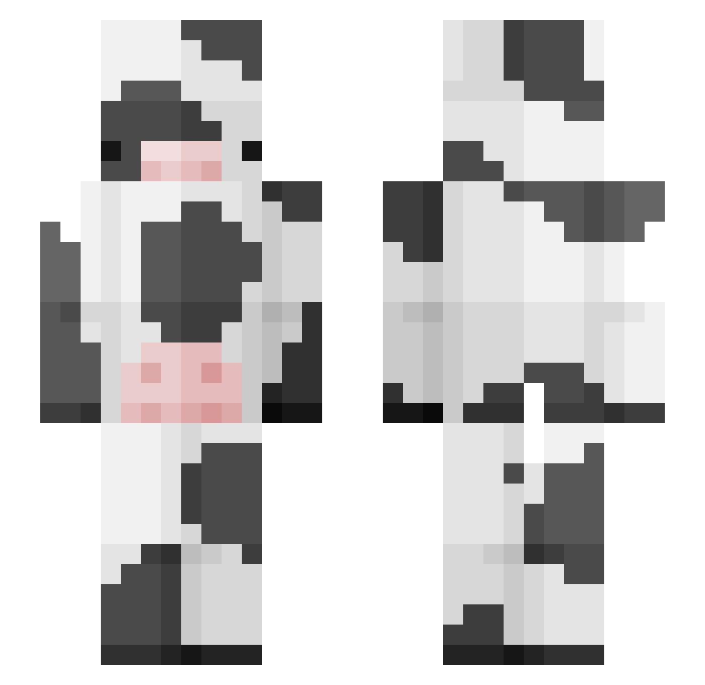 sammyberry2 Minecraft skin, front and back view