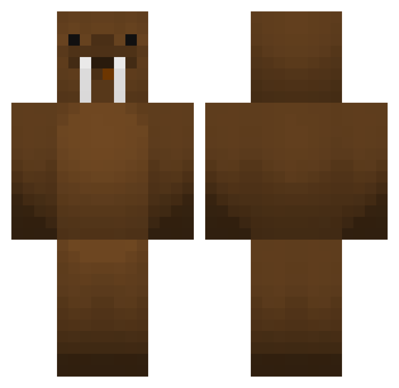 Bastian101176 Minecraft skin, front and back view