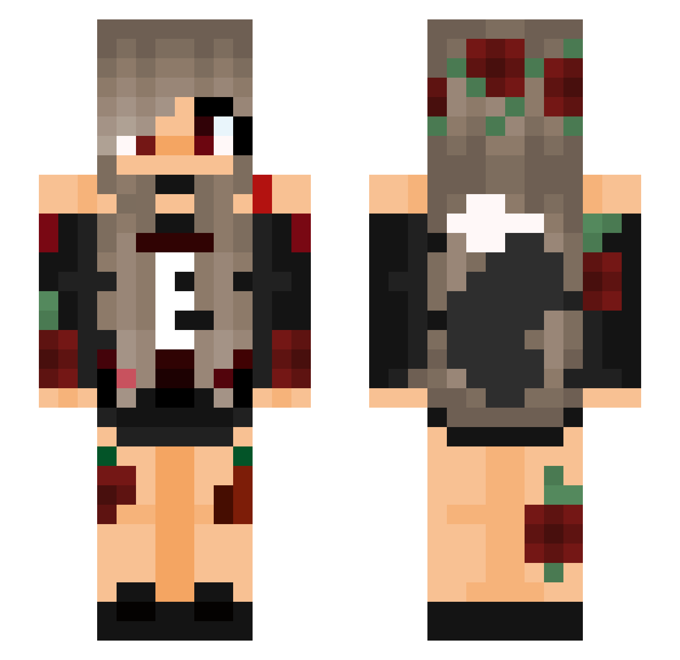 ThatKindOfGamer_ Minecraft skin, front and back view