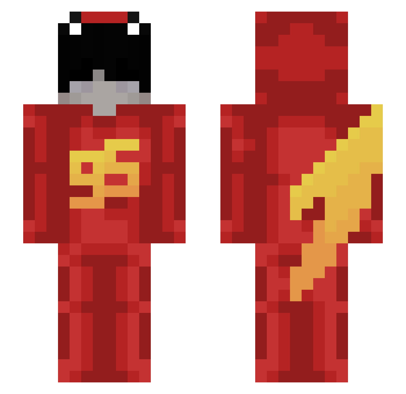 Dieguuuuuitooooo Minecraft skin, front and back view