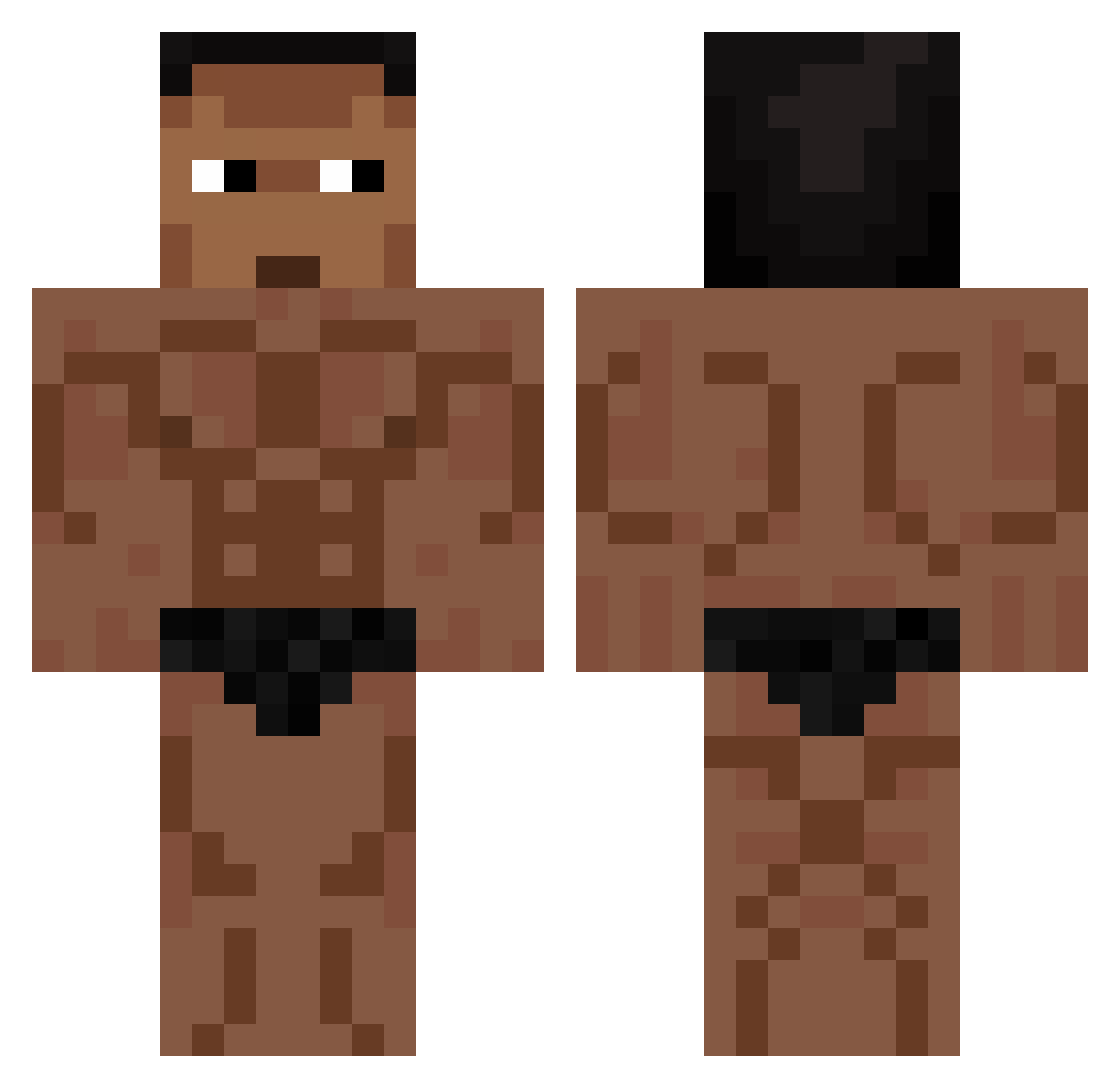 sofiaamc Minecraft skin, front and back view