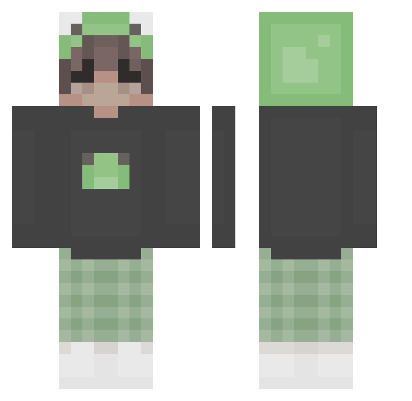 Carterr__ Minecraft skin, front and back view
