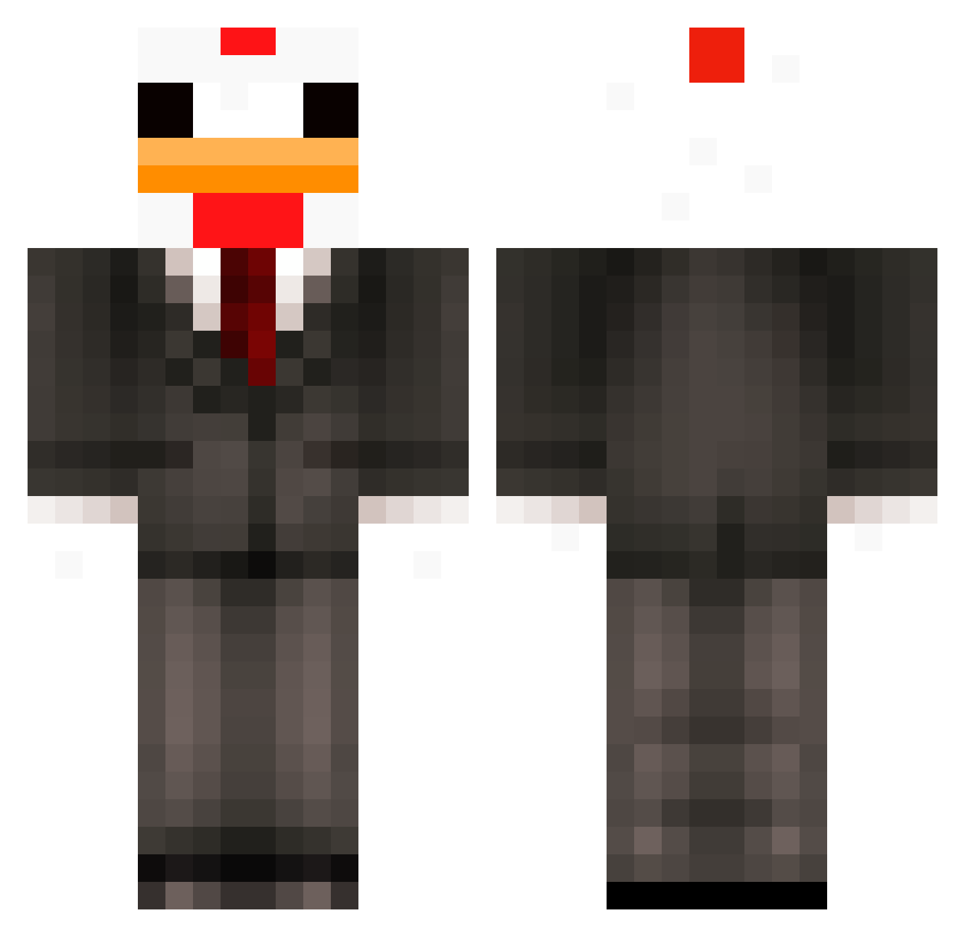 ttsky171 Minecraft skin, front and back view
