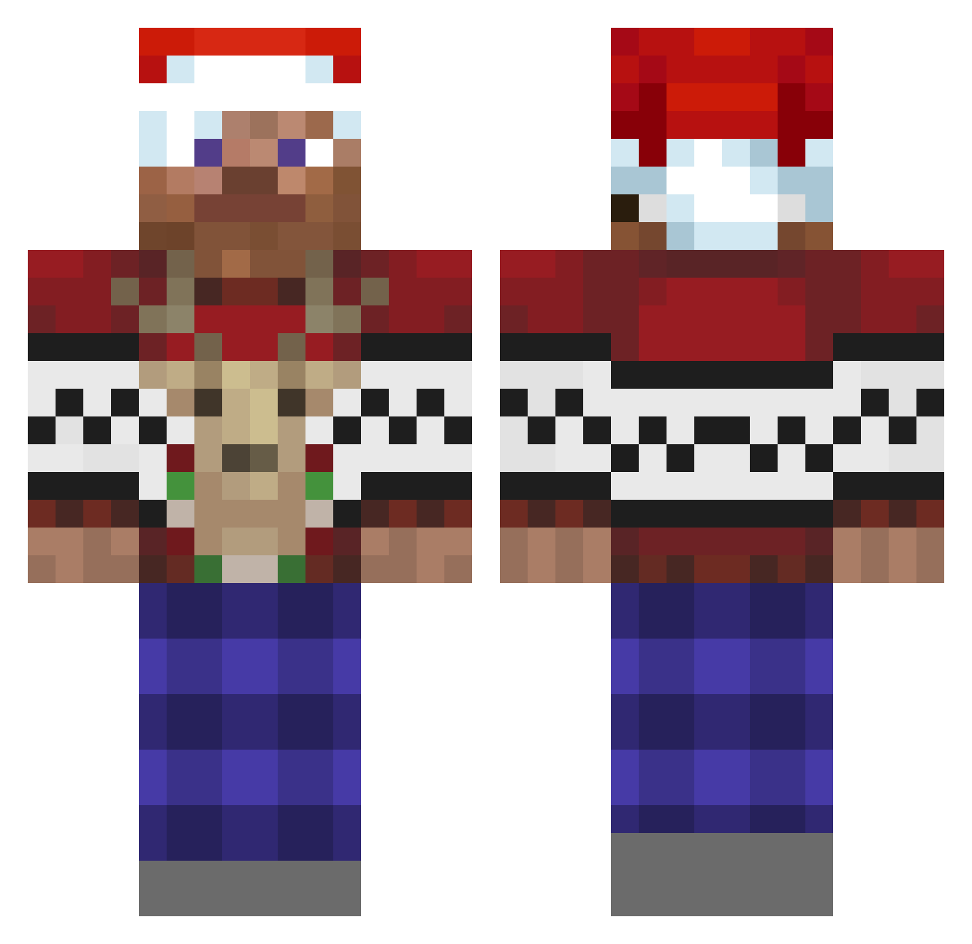 yaibalprinces Minecraft skin, front and back view