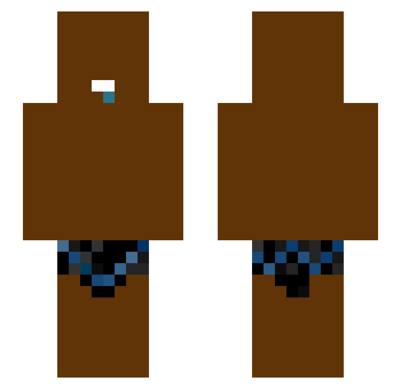 Alonerali Minecraft skin, front and back view