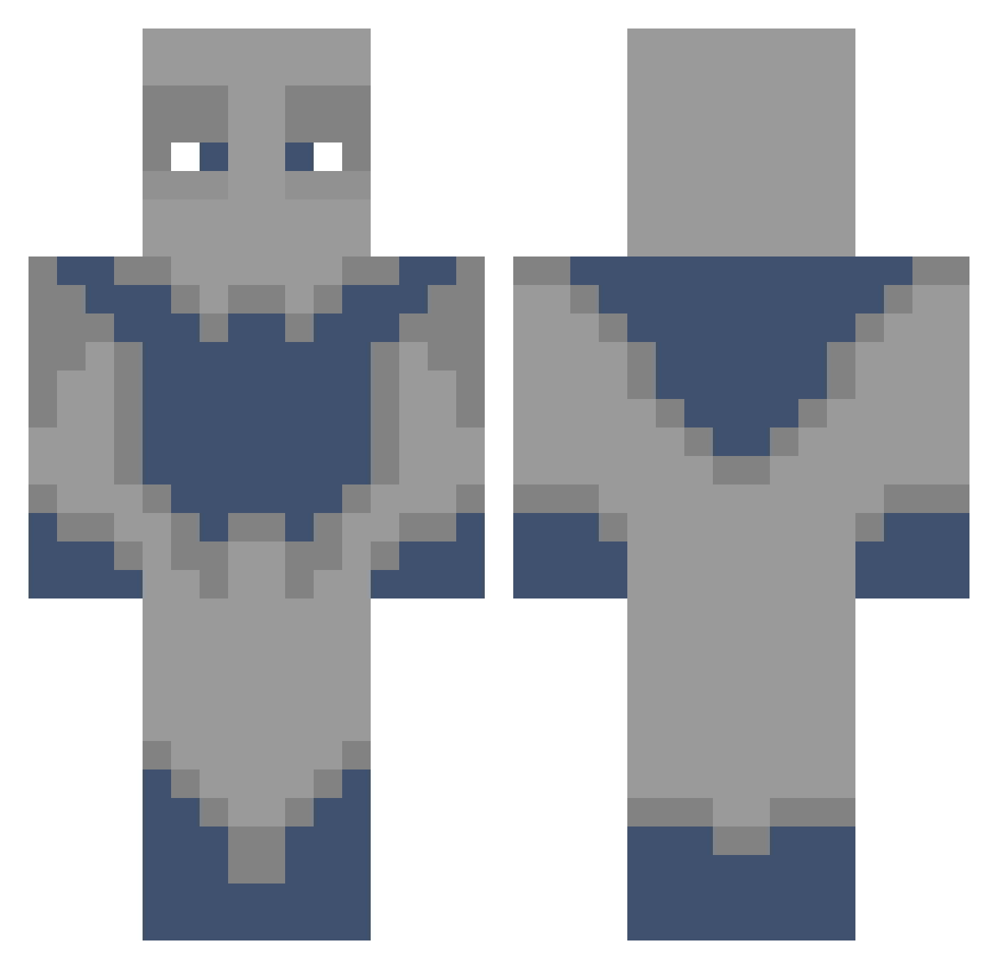The_Wext Minecraft skin, front and back view