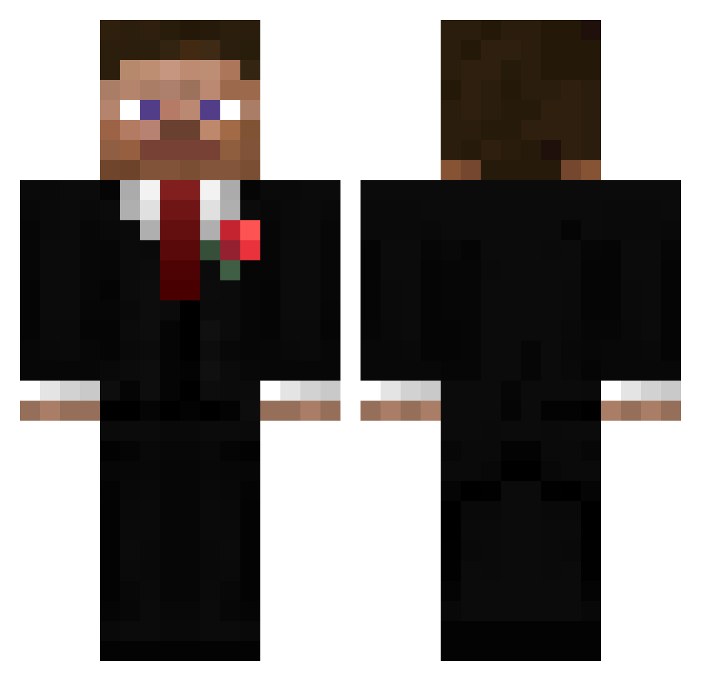 Rubenat0r_ Minecraft skin, front and back view