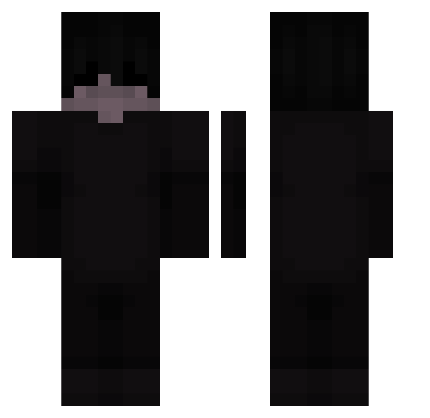 oAmoguz Minecraft skin, front and back view