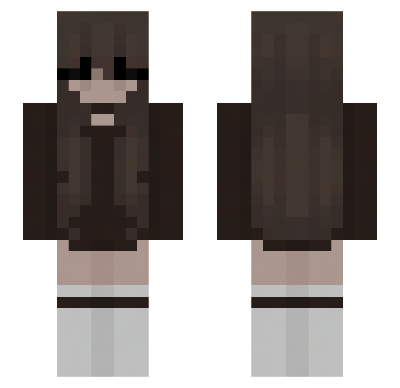 s7m2 Minecraft skin, front and back view