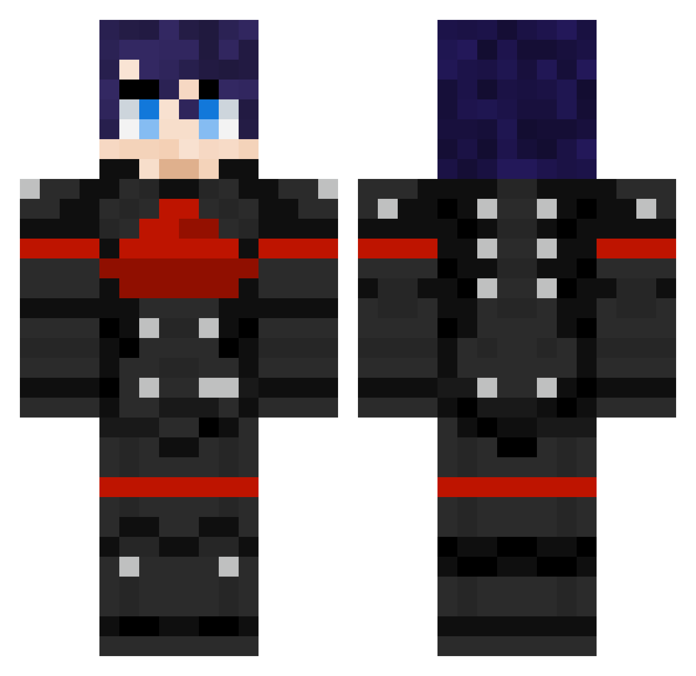 talosthethingy Minecraft skin, front and back view