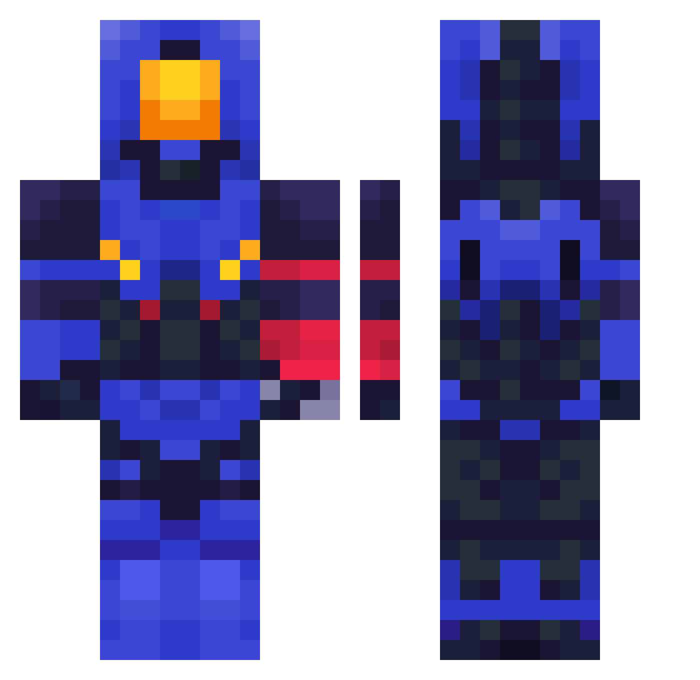 Big_Shot1997 Minecraft skin, front and back view