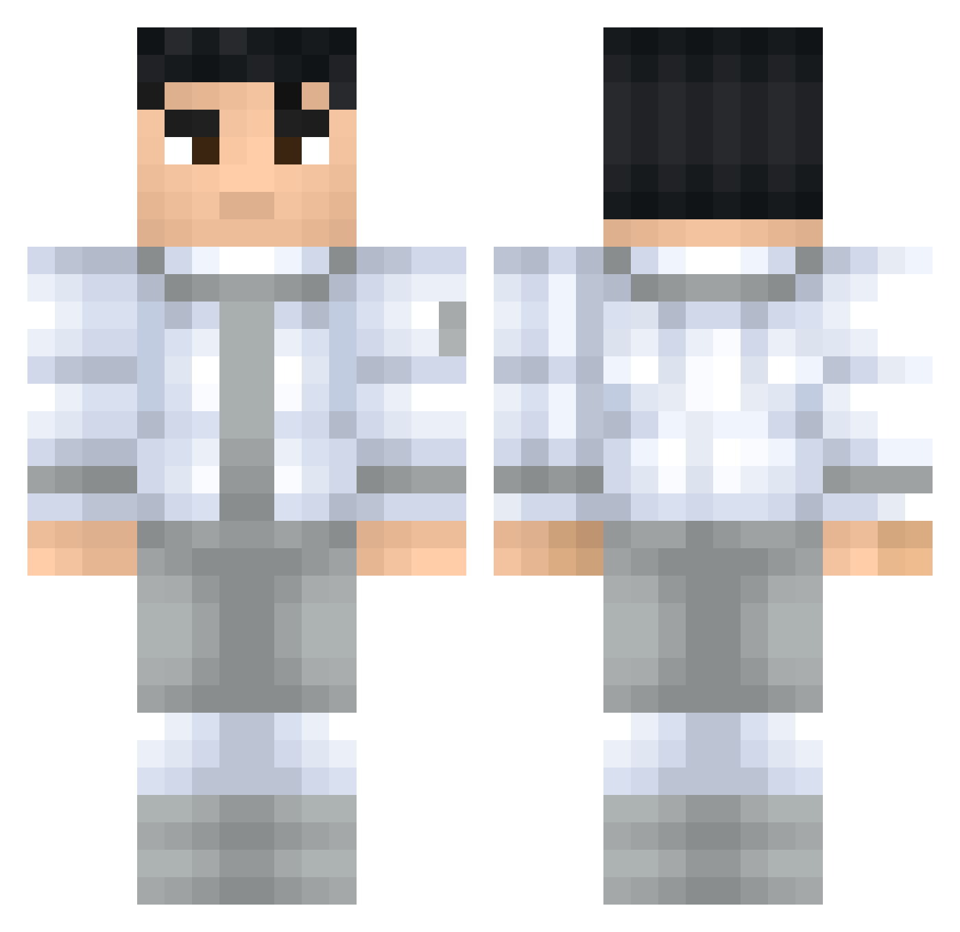 danquaviousg0och Minecraft skin, front and back view